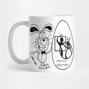 Bunny & Egg BLK Mug